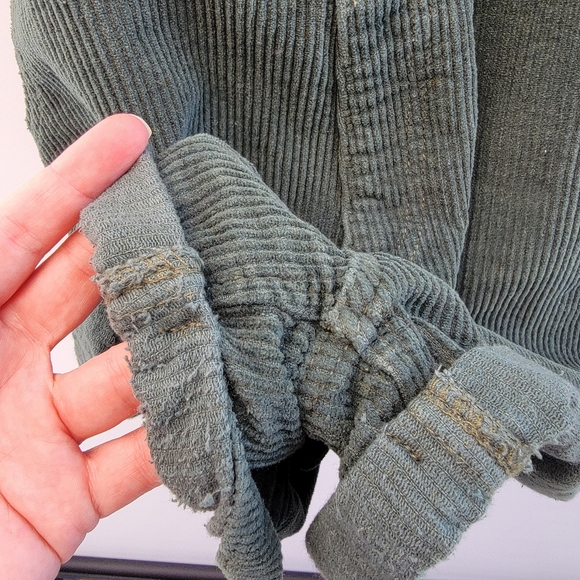 Princess Polly Kacey Ribbed Corduroy Shortall Size 4 Coveralls Hunter Green - Picture 10 of 13